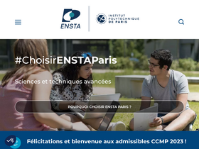 'ensta.fr' screenshot
