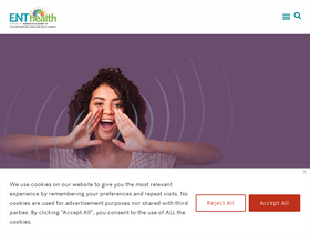 'enthealth.org' screenshot