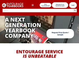 'entourageyearbooks.com' screenshot