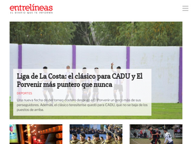 'entrelineas.info' screenshot