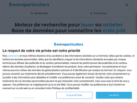 'entreparticuliers.com' screenshot