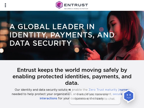 'entrust.com' screenshot