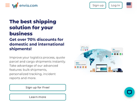 'envia.com' screenshot