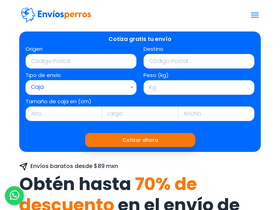 'enviosperros.com' screenshot