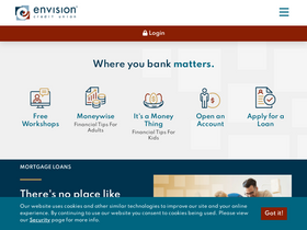 'envisioncu.com' screenshot
