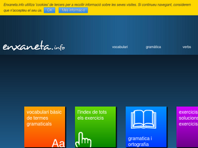 'enxaneta.info' screenshot