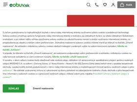 'eobuv.sk' screenshot