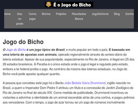 'eojogodobicho.com' screenshot