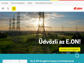 'eon-hungaria.com' screenshot