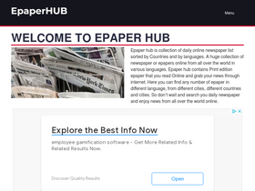 'epaper-hub.com' screenshot