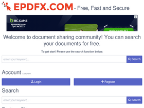 'epdfx.com' screenshot