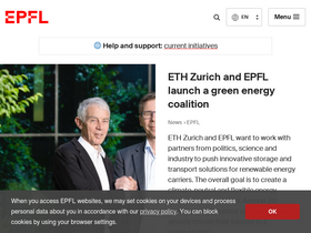 'epfl.ch' screenshot