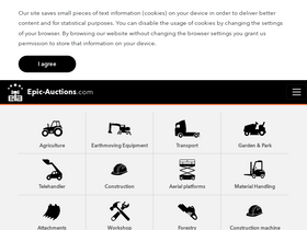 'epic-auctions.com' screenshot