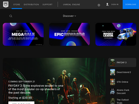 'epicgames.com' screenshot