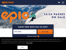 'epicpass.com' screenshot