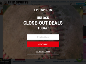 'epicsports.com' screenshot
