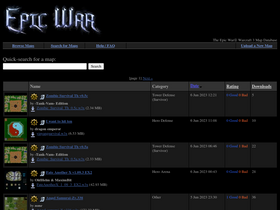 'epicwar.com' screenshot