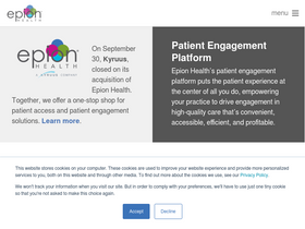 'epionhealth.com' screenshot