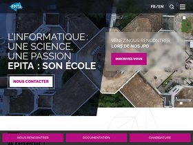 'epita.fr' screenshot