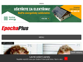 'epochaplus.cz' screenshot