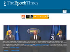 'epochtimes-romania.com' screenshot