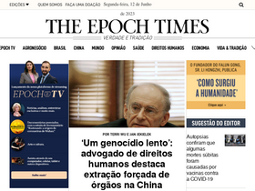 'epochtimes.com.br' screenshot
