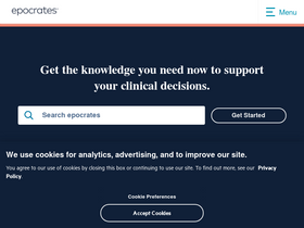 'epocrates.com' screenshot
