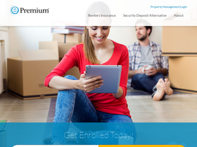 'epremiuminsurance.com' screenshot