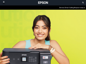 'epson.co.in' screenshot
