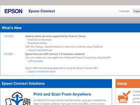 'epsonconnect.com' screenshot