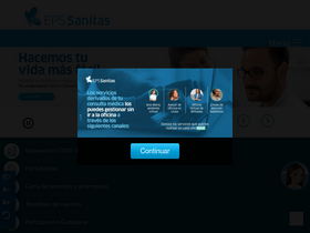 'epssanitas.com' screenshot