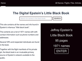 'epsteinsblackbook.com' screenshot