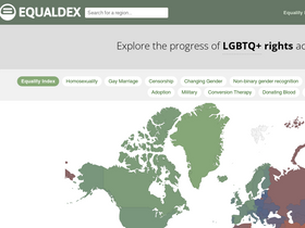 'equaldex.com' screenshot