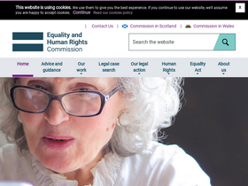 'equalityhumanrights.com' screenshot