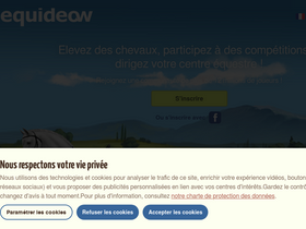'equideow.com' screenshot
