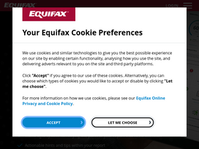 'equifax.co.uk' screenshot