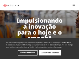 'equinix.com.br' screenshot