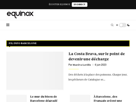 'equinoxmagazine.fr' screenshot