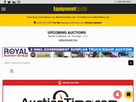 'equipmentfacts.com' screenshot