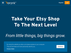 'erank.com' screenshot