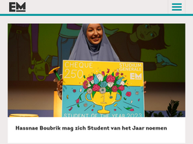 'erasmusmagazine.nl' screenshot