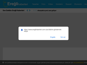 'ereglihaberleri.com' screenshot