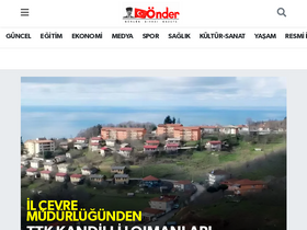 'ereglionder.com.tr' screenshot