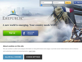 'erepublik.com' screenshot