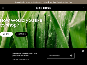'erewhonmarket.com' screenshot