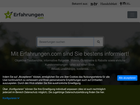'erfahrungen.com' screenshot
