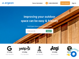 'ergeon.com' screenshot