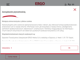 'ergohestia.pl' screenshot