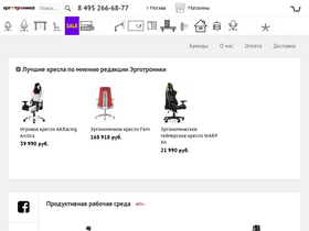 'ergotronica.ru' screenshot