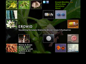 'erowid.org' screenshot